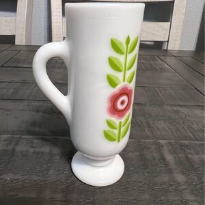 Demi Cup Milk Glass Dutch Treat by Avon